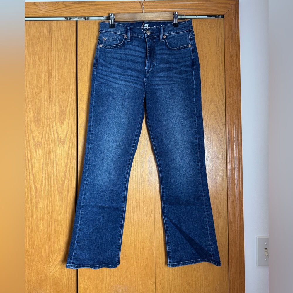 7 for All Mankind High Raise Crop Kick Jeans